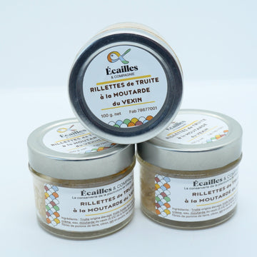 Rillettes de truite  à la moutarde du Vexin